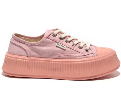 Chanel Biscuit Platform Sneakers Pink