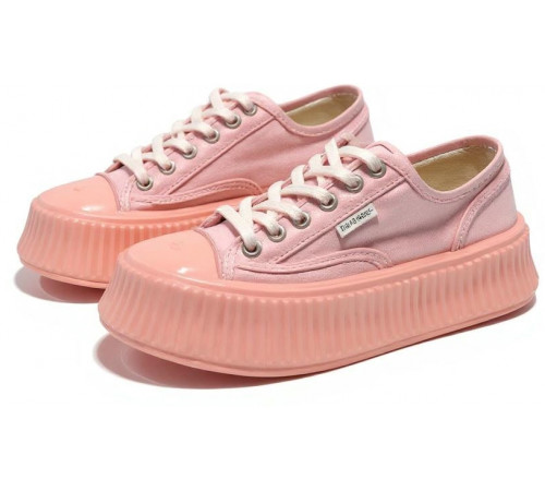 Chanel Biscuit Platform Sneakers Pink