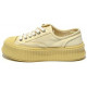Chanel Biscuit Platform Sneakers Berge Yellow