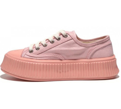 Chanel Biscuit Platform Sneakers Pink