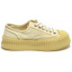 Chanel Biscuit Platform Sneakers Berge Yellow