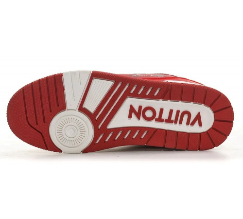 Louis Vuitton Trainer Signature Red White