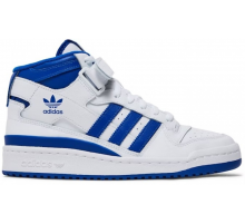 Кроссовки Adidas Forum Mid White Royal Blue