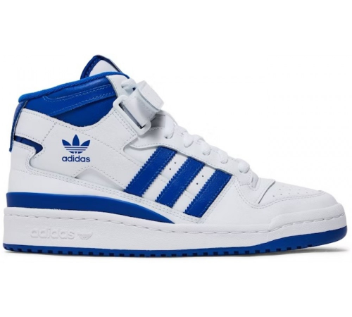 Кроссовки Adidas Forum Mid White Royal Blue