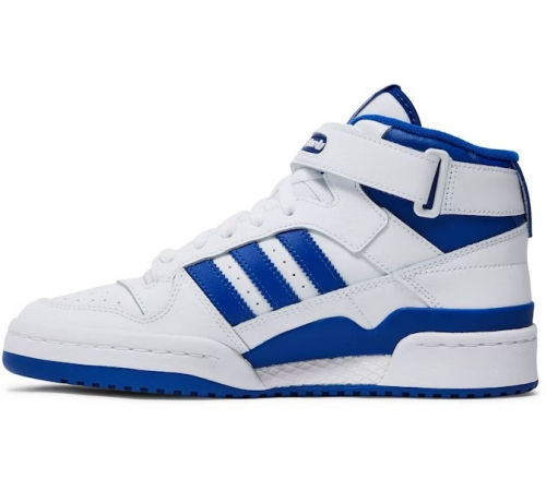 Кроссовки Adidas Forum Mid White Royal Blue