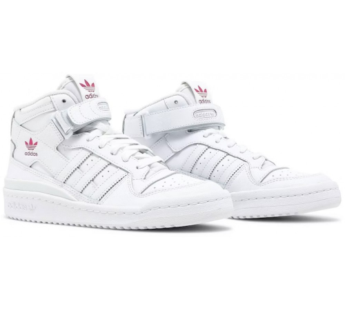 Кроссовки Adidas Forum Mid White Pink