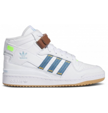 Кроссовки Kseniaschnaider x Adidas Forum Mid White Blue