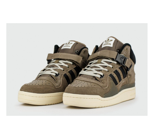 Кроссовки Adidas Forum Mid x Bad Bunny Brown