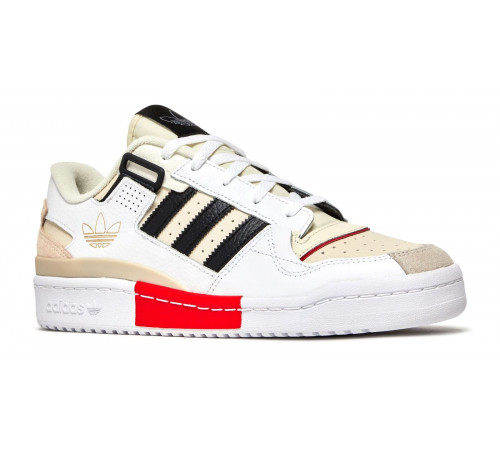 Adidas Forum Low Exhibit White Vivid Red
