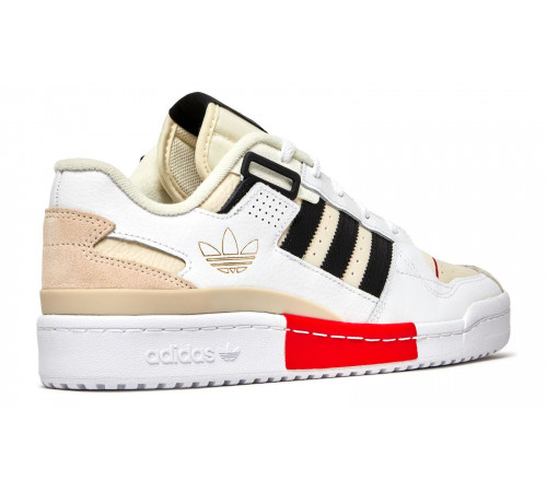 Adidas Forum Low Exhibit White Vivid Red