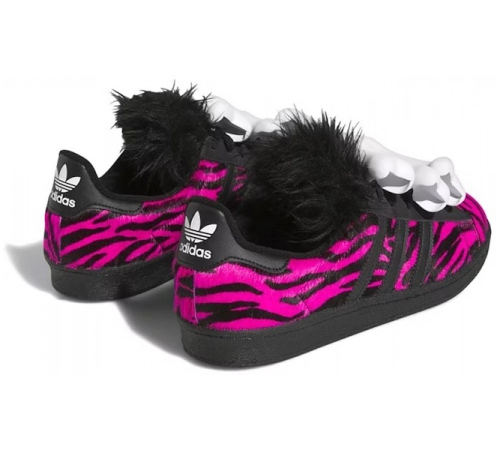 Кроссовки Adidas x Jeremy Scott Campus 80S Bones Pink Zebra