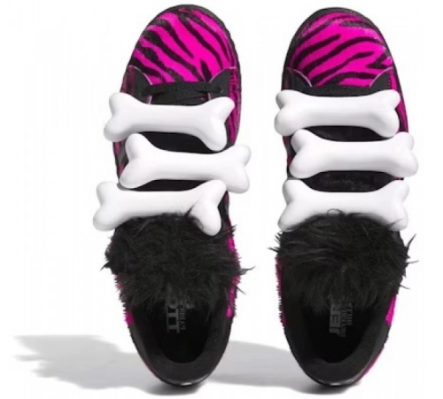 Кроссовки Adidas x Jeremy Scott Campus 80S Bones Pink Zebra