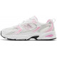 Кроссовки New Balance 530 All White Raspberry