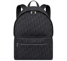 Рюкзак Christian Dior Rider Oblique Black Grey