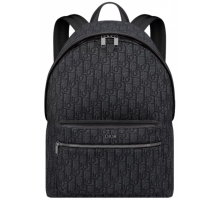 Рюкзак Christian Dior Rider Oblique Black Grey