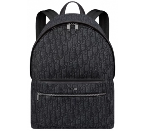 Рюкзак Christian Dior Rider Oblique Black Grey