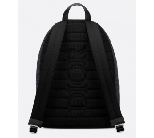 Рюкзак Christian Dior Rider Oblique Black Grey