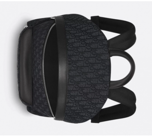 Рюкзак Christian Dior Rider Oblique Black Grey