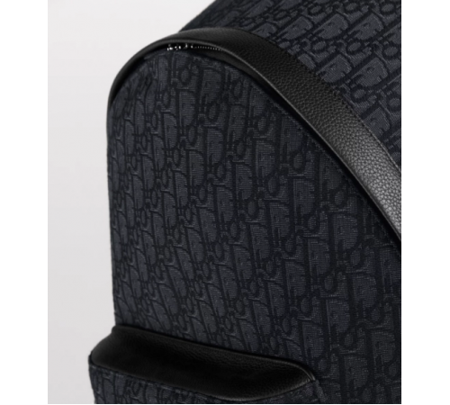 Рюкзак Christian Dior Rider Oblique Black Grey