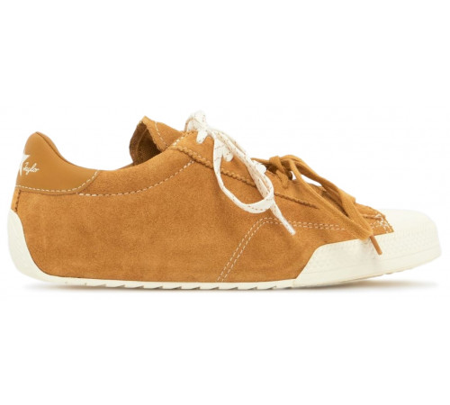 Кеды Converse Chuck Taylor Lo Brown замшевые с двойными шнурками