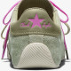 Кеды Converse Chuck Taylor Lo Green замшевые с двойными шнурками