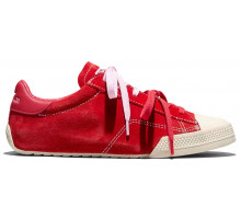 Кеды Converse Chuck Taylor Lo Red замшевые с двойными шнурками