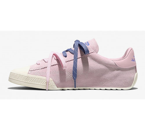 Кеды Converse Chuck Taylor Lo Pink замшевые с двойными шнурками
