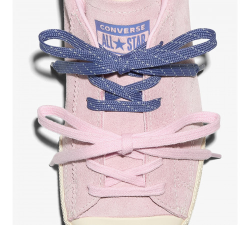Кеды Converse Chuck Taylor Lo Pink замшевые с двойными шнурками
