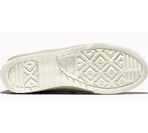 Кеды Converse Chuck Taylor Lo Beige замшевые с двойными шнурками
