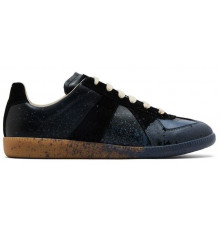 Maison Margiela Replica Low Paint Splatter Black Pewter