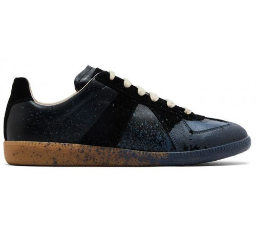 Maison Margiela Replica Low Paint Splatter Black Pewter