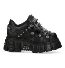 Ботинки New Rock Shoes M-120N-R250 Black Metallic Collection