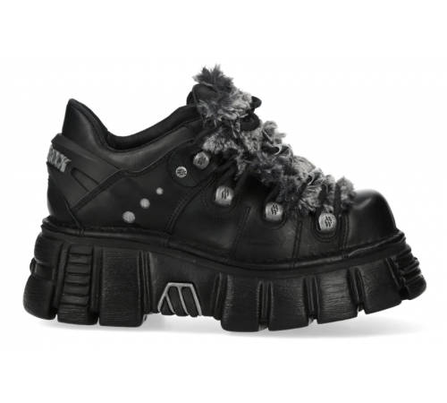 Ботинки New Rock Shoes M-120N-R250 Black Metallic Collection