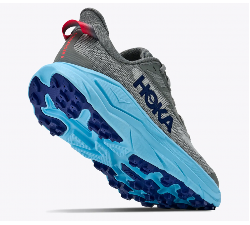 HOKA Challenger 8 Galactic Grey Soaring Blue