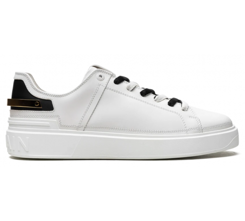 Кроссовки Balmain B Court Low White Gold Strap
