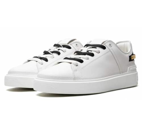 Кроссовки Balmain B Court Low White Gold Strap