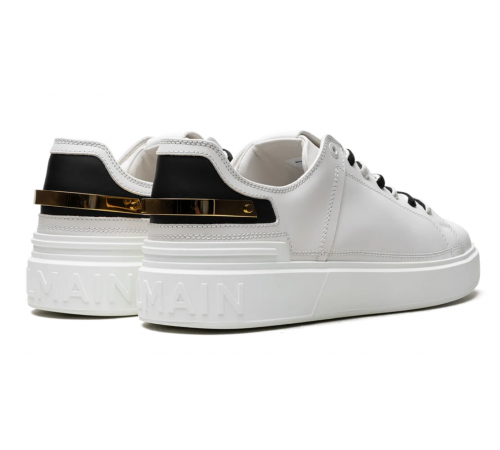 Кроссовки Balmain B Court Low White Gold Strap