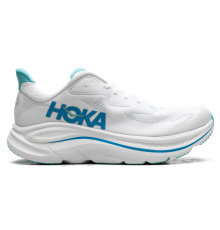 HOKA Clifton 10 White Skyward Blue