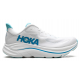 HOKA Clifton 10 White Skyward Blue