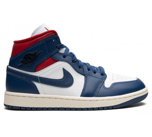 Jordan 1 Mid Blue Red