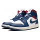 Jordan 1 Mid Blue Red