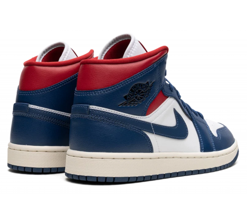 Jordan 1 Mid Blue Red