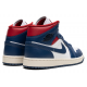 Jordan 1 Mid Blue Red