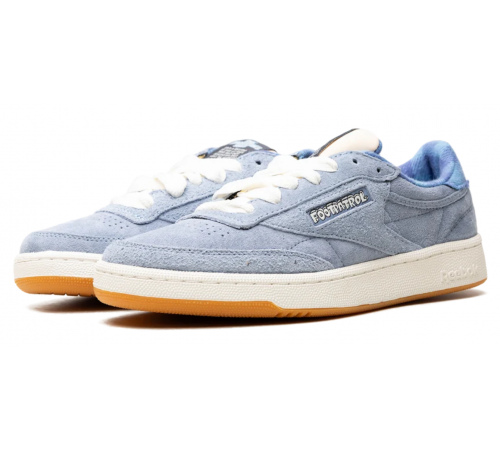 Кроссовки Reebok Footpatrol Club C Blue Denim текстиль