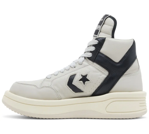 Rick Owens x Converse DRKSHDW TURBOWPN Mid Oyster Black