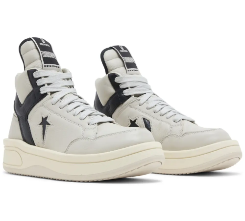 Rick Owens x Converse DRKSHDW TURBOWPN Mid Oyster Black