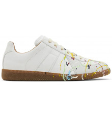 Maison Margiela Replica Low Paint Splatter Grey