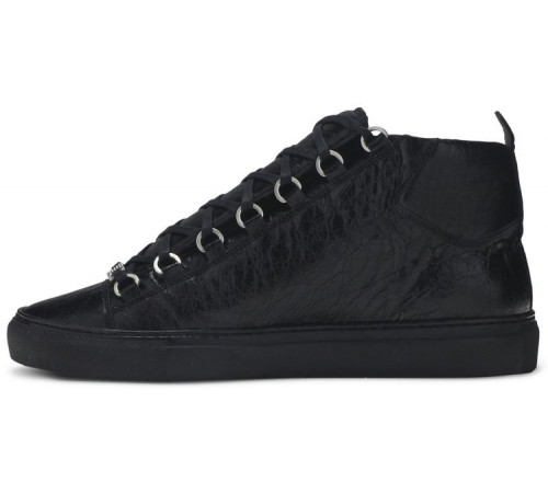 Кроссовки Balenciaga Arena High Shiny Black