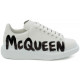 Alexander McQueen Graffiti White Black