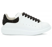 Alexander McQueen Oversized White Jet Black Crystal